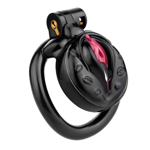 Cage de chasteté homme contre érection sextoy sissy noir
