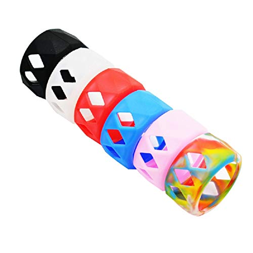 Anneaux De Vape En Silicone Bandes De Caoutchouc Antidérapantes En Silicone Pour Couvercle En Verre De Protection Pour Ampoule Smok Tanks De 25 X 17 Mm 6 Pieces