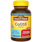 Nature Made CoQ10 200mg Softgels, Dietary Supplement for Heart Health Support, 80 Softgels, 80 Day Supply
