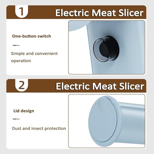 MYFTNP Ablandador De Carne Eléctrico, Kit Comercial para Ablandar Carne, Motor Potente, Textura Uniforme, Sabor Profundo, Fácil De Limpiar, para Ablandar Filetes, Res Y Pollo - imagen 6