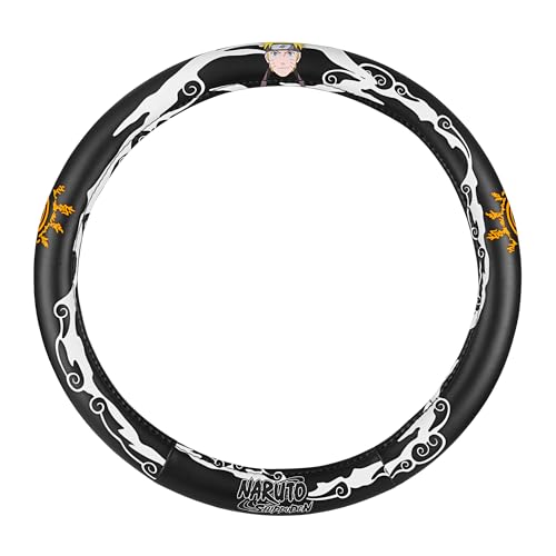 Naruto Shippuden Car Steering Wheel Cover, 15 Inch Anime Steering Wheel Cover, Cushioned Soft Comfortable Cover Anime Car Accessories for Men Women, Kirigakure by Carbella - Used condition - Image 7