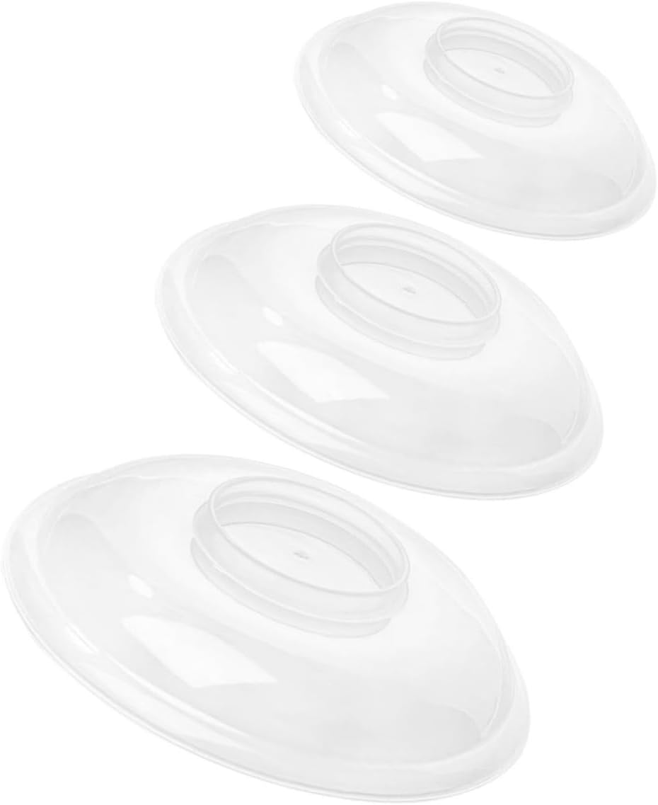 Cabilock 3pcs Microwave Food Cover Lid Splatter Guard for Serving Plate Bowl Dish Cake Cover Heat Retaining Bowl Plate Microwave Safe Food Splatter Prevention