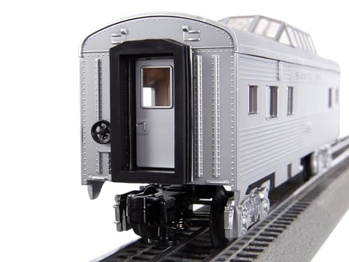 Lionel 684725 Santa Fe Add-On Vista Dome Car, O Gauge, Silver, Gray, Tan, black by Lionel - Image 2