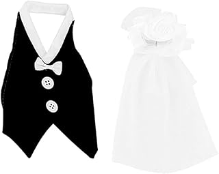 1 Set Bride and Groom Wine Bottle Covers- Wine bottle dress-up for Weddings Wedding Gifts For the Couple Fun Wine Bottle Covers Wedding Centerpieces Decorations, Kitchen and Dining - Buy now