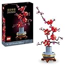 LEGO Botanicals Plum Blossom Set For Adults - Artificial Flowers for Indoor - Gifts for Mothers - Home Office Decor Display Piece incl. a Buildable Flowerpot - Botanical Collection - 10369