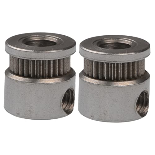 SOLUSTRE 2pcs Gear Flash Casting Machine Stainless Steel Reducer Extruder Wheel for Drawing Printer Accessories Printer 