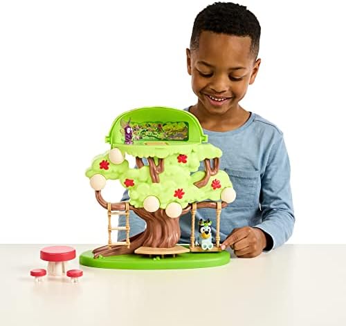 Bluey Tree Playset With Secret Hideaway, Flower Crown And Fairy Figures And Accessories, 28.19 x 27.51 x 2.79 cm