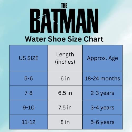 Josmo Boys Batman Flip Flops Sandals-Kids Water Shoes-Character Superhero Comics Outdoor Thong Back Strap Beach Slip On Pool Slides Swim Slippers Quick-Dry, Black, 11-12 Little | Image 4