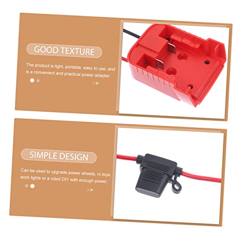 HEMOTON adaptador de rodas de poder conector de rodas de força adaptador de bateria para roda de for