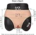 BINOT Silicone Brief Crossdresser Briefs Hidding Gaff Panty for Transgender Drag Queen,Ivory,Upgraded