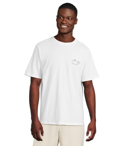 vineyard vines Golf Flag Short-Sleeve Tee, White Cap, XS | Amazon.com