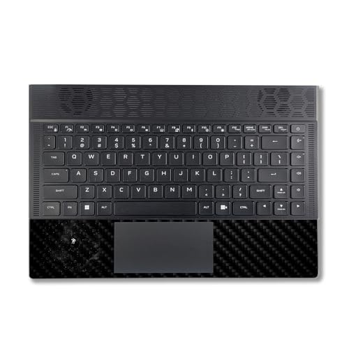 Image of MightySkins Carbon Fiber Skin Compatible with Alienware X14 R2 (2023) Full Wrap Kit - Gravity | Protective, Durable Textured Carbon Fiber Finish | Easy to Apply & Change Styles | Made in The USA