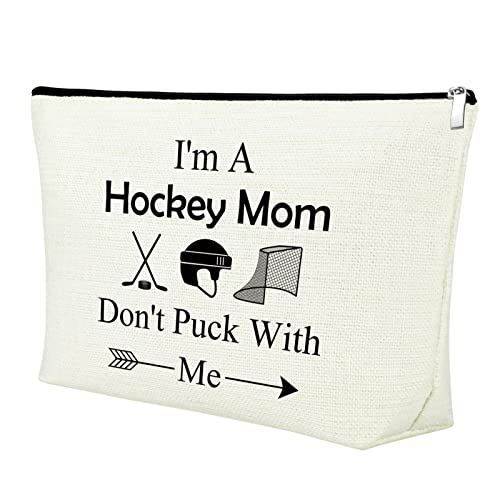Hockey Mom Makeup Bag Travel Bag