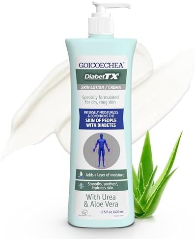 Goicoechea Diabet TX Diabetic Lotion with Urea for Dry Skin, 13.5 Oz