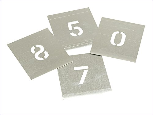 Pochoirs en zinc figurines 1.1/2IN pour marquage industriel et traçage précis