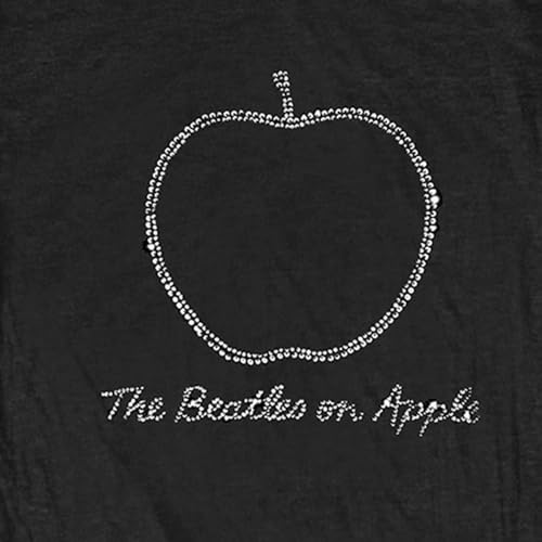 The Beatles On Apple Diamante Junior Fit T Shirt - Les Beatles, Paul McCartney, John Lennon, RIngo Starr, George Harrison The Beatles On Apple Diamante Junior Fit T Shirt – Image 3