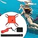 kowaku Swim Parachute Swimming Resistance Belt, Training Equipment, Adults Agility Portable Strength Training Resistance Belt, red 20cm