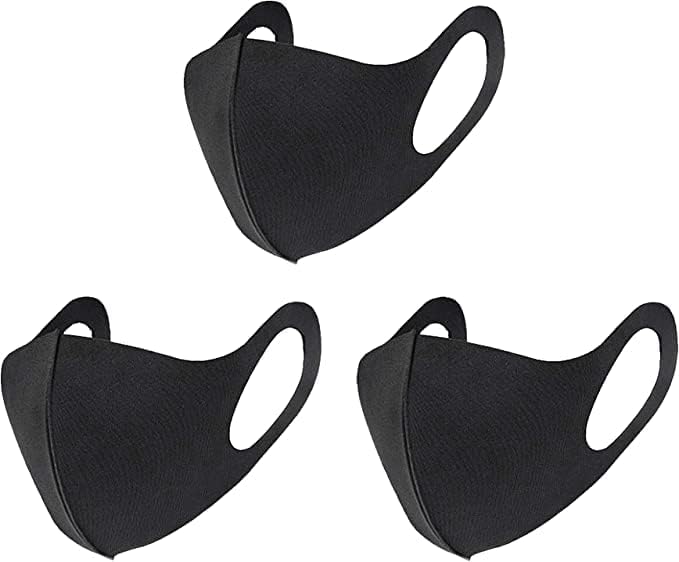 Super Breathable Washable & Reusable Cloth Mask for Men & Women With UV Protection & Stretchable Material (Black)-image-16