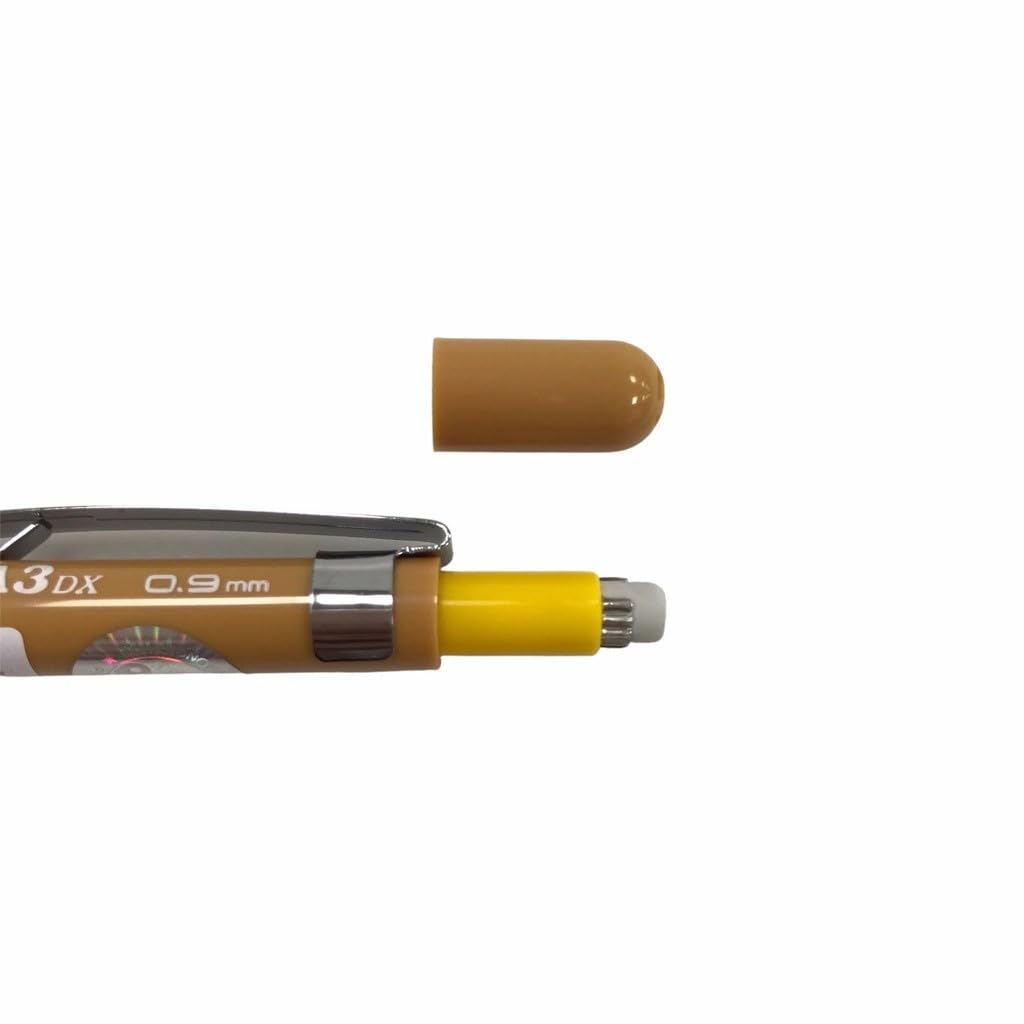 Pentel A300 - Portamine con impugnatura di gomma, 2 scatole di mine HB da 0,5 mm, confezione da 12 beige