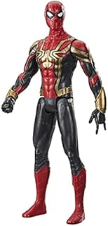 Marvel Spider-Man Titan Hero Series 30-Cm Iron Spider Integration Suit Spider-Man Action Figure Toy, Inspired By Spider-Man Movie, For Kids Ages 4 and Up