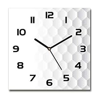 Moderne Glas-Wanduhr 30x60 Cm Mit Kräuter-Motiv – Gehärtetes Sicherheitsglas, Leise