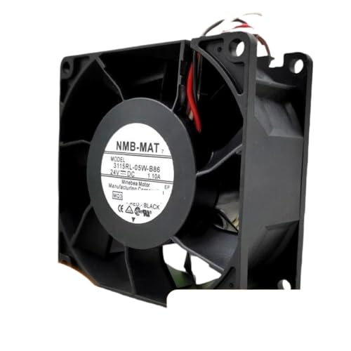 NMB 3115RL-05W-B86 8CM 24V DC 1.10A pt@ GAt[ Ro[^AdAYƗpp