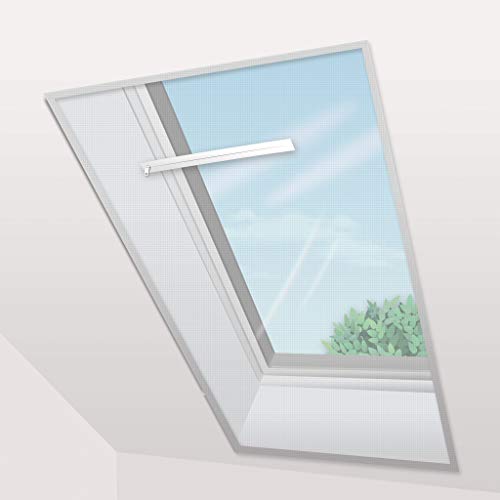 Preisvergleich Produktbild Confortex Fliegengitter für Dachfenster, 150 x 180 cm, Weiß, 2 Stück