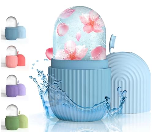 GM,Ice Roller Facial,Hielo Para la cara,Ice Roller,Rodillo Facial,Ojos,Contornea,Belleza Facial Mujer,Cuidado de la piel,Reduce hinchazon y poros,Antiarrugas,Mejora elasticidad de la piel,reutilizable