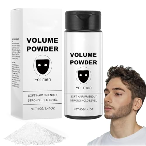 Polvos Volumen Pelo,40g Polvo Texturizante para el Cabello,Polvos Texturizantes Pelo Hombre,Polvo para el Cabello,Polvos de Peinado el Cabello,Adecuado para Todo Tipo de Cabello,Fino,Largo,Corto