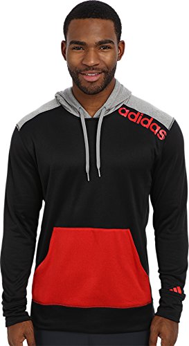 adidas Performance Men's Ultimate Linear Logo Fleece Pullover Hoodie