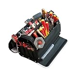 📏 Dimensions pratiques : Volume 12 L (9 L sans la soute) – Intérieur spacieux de L36 x l19 x H19 cm, idéal pour emporter ses outils partout.