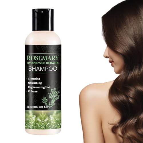 Champú De Romero Para Crecimiento Capilar - Fórmula Limpieza Profunda Y Reparación Para Engrosar Y Fortalecer | 200ml Producto Natural Para Cabello Fino, Mujeres, Hombres