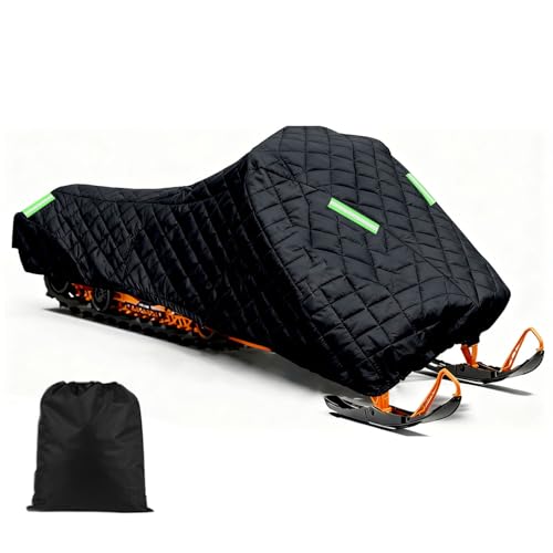 Funda Resistente para Motos De Nieve para Ski-Doo Summit Everest 146 600,Impermeable,con Tiras Reflectantes,Adecuada para Almacenamiento Al Aire Libre En Todo Tipo De Clima