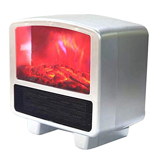 Tischkamin elektrischer Kamin mit Fernbedienung mit realistischer Simulation Flammenheizungen Elektrischer Kamin konstante Temperatur für Büro