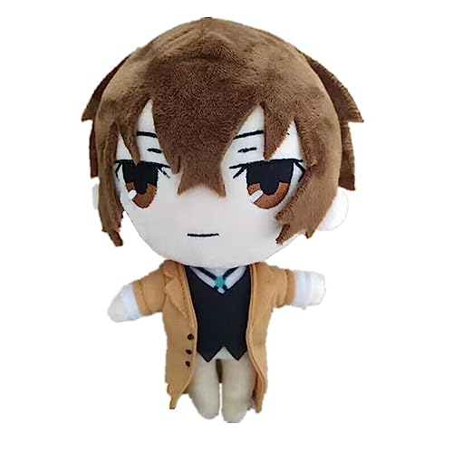 KILA MILA Anime Plush Doll Dazai Osamu Nakahara Chuuya Animal Soft Cartoon Figure Toys Cushions Pillows Xmas Gift（ Dazai Osamu A ） - M