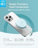 Anker MagGo adapter USB-C magnetyczny czytnik kart pamięci SD do serii 15 i więcej, z kablem, 2 karty SD i TF, transfer danych 312 MB/s USB-C