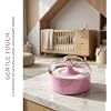 1 Set Baby Body Cosmetic Powder Puff and Container Case Infant Kid Powder Puff Empty Loose Powder Box Large Powder Puff