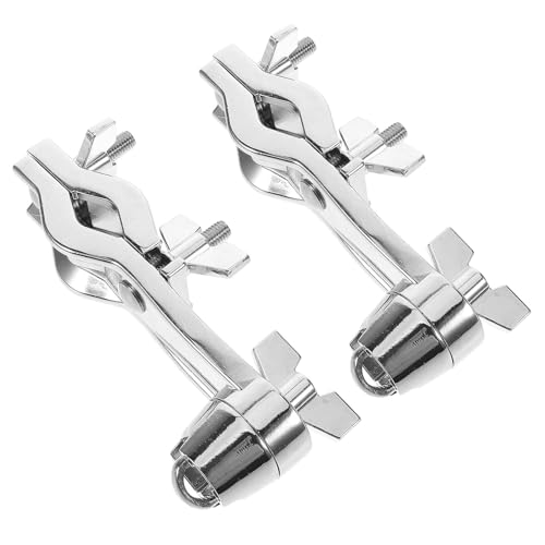 2 abrazaderas extensoras para batería GLEAVI plata miniatura 1