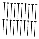 TOYZFRIENDY 100 Piezas Estacas de Suelo Plástico para Jardinería Clavijas Resistentes para Fijar Mallas y Plantas Huertos y Jardines