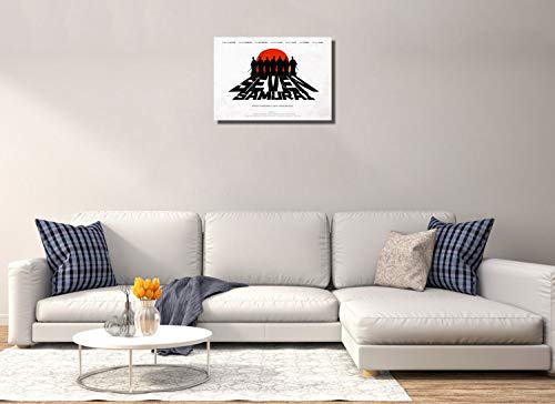 Image of Tallenge - Seven Samurai - Akira Kurosawa Japanese Classic Movie Poster - Medium Poster(Paper,24 x 16 inches, MultiColour)