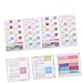 DOITOOL 10set Calendar Sticker Labels Set Adhesive Index Tabs for Planners Notebooks and Home Wall Calendars Easy Organization