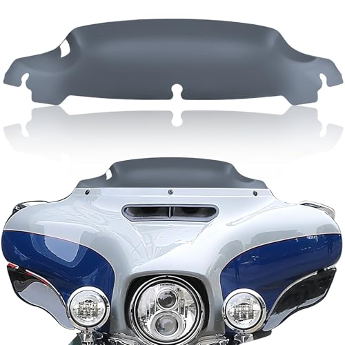 Image of Smoke 4.5 inchMotorcycle Wave Windshield Windscreen Compatible for Harley 2014-2023 Harley Davidson Touring Street Glide /Electra Glide /Ultra Limited /Tri Glide FLHT FLHX FLHXS FLHTK