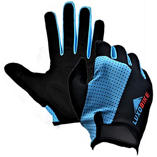LuxoBike Cycling Gloves MTB Mountain Bike Gloves Biking Gloves Men Women Road Bicycle