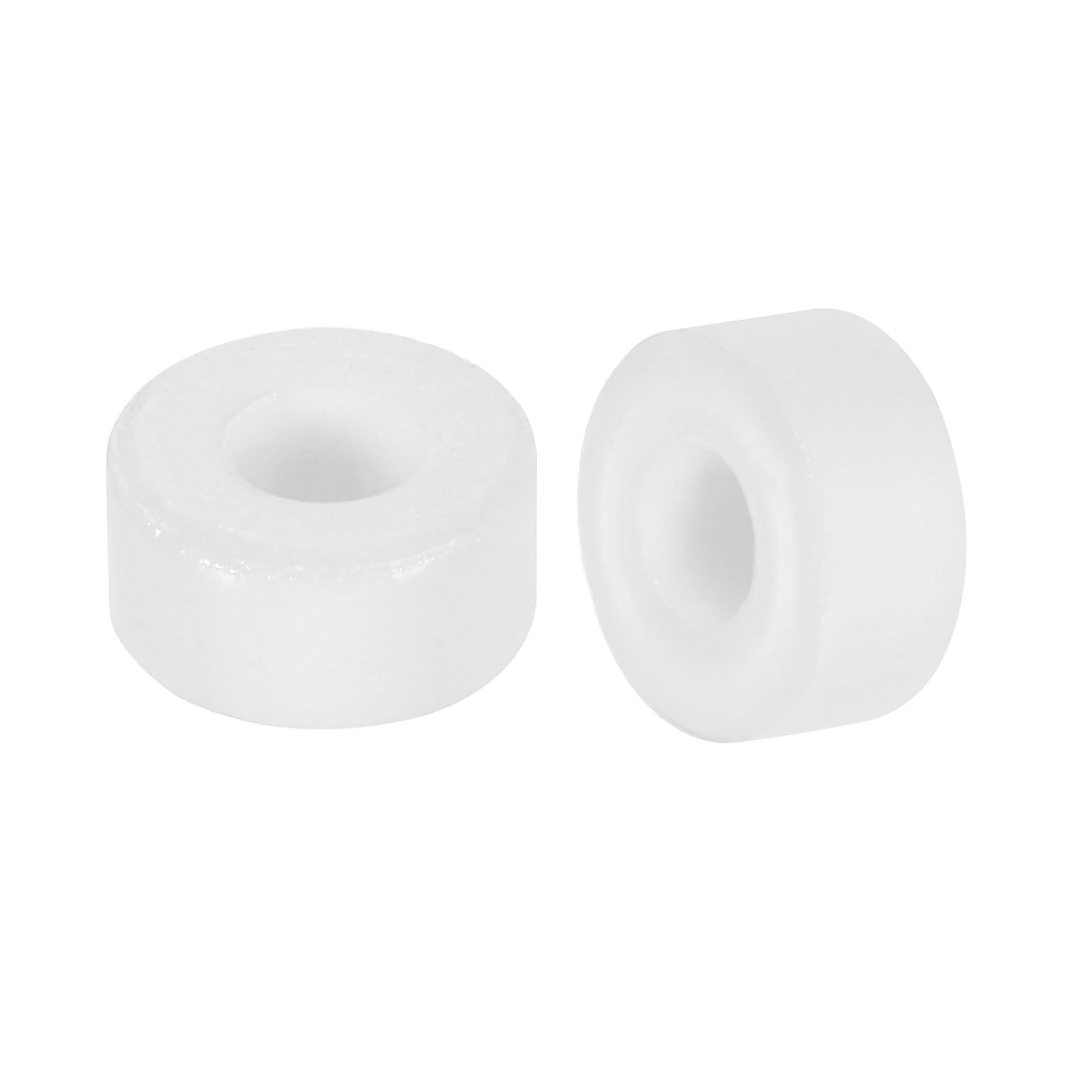 sourcing map 50 Pcs Ceramic Washers, 4.5 x 10 x 5mm Round Flat Washers Heat Resistant Insulated Protection Spacer for Cable Bundle, Wire Protection