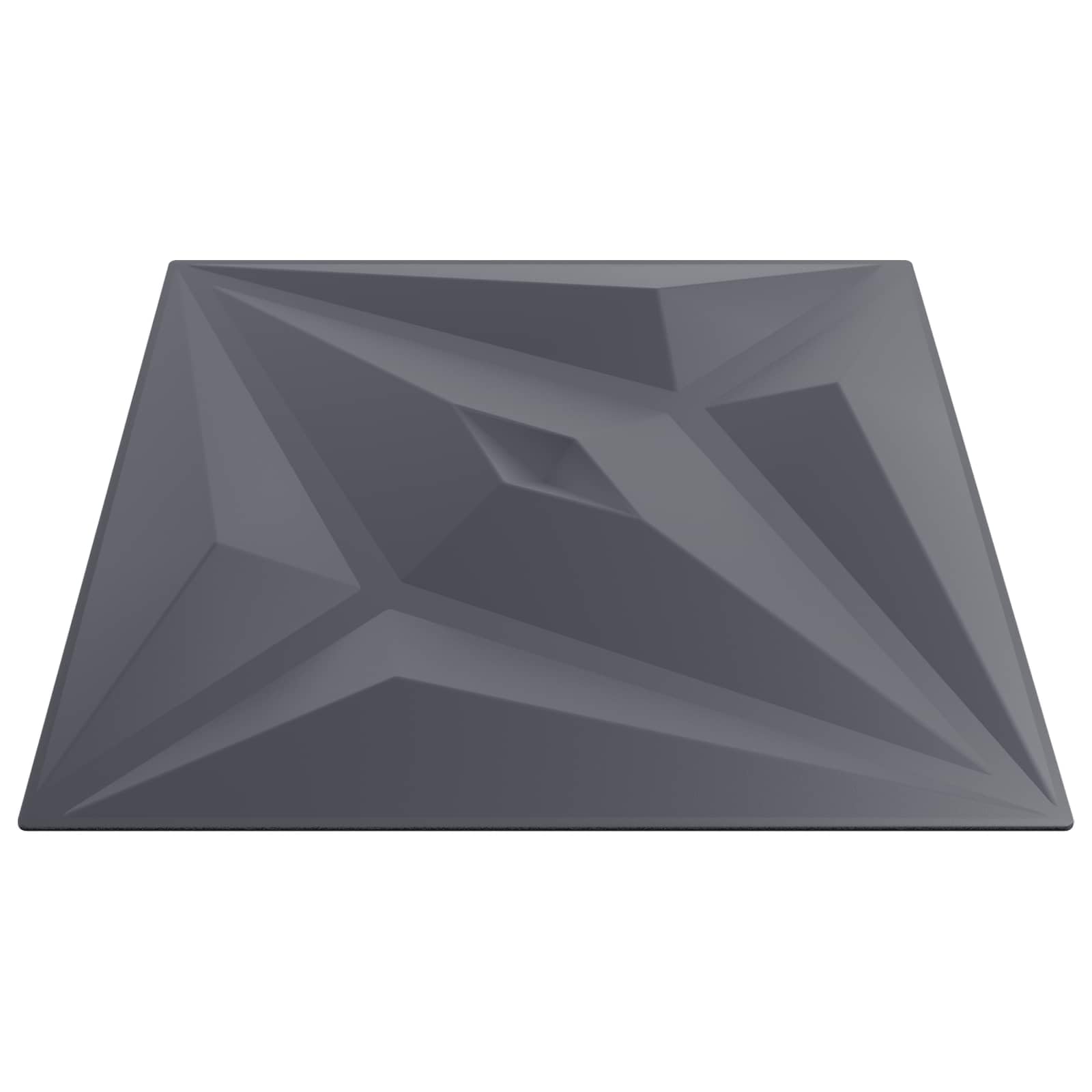Panele ścienne w kształcie gwiazdy, szare, 12 sztuk, 50 x 50 cm, pianka XPS, okładzina ścienna 3D, dekoracja do salonu, korytarza, renowacja, struktura i łatwy montaż