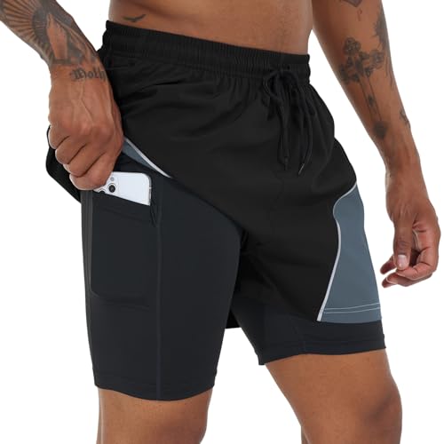 Short de course léger pour homme YuKaiChen idéal pour vos séances de trail en forêt