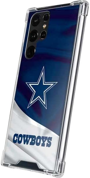 Skinit Clear Phone Case Compatible with Galaxy S23 Ultra - Officially Licensed NFL Dallas Cowboys Design