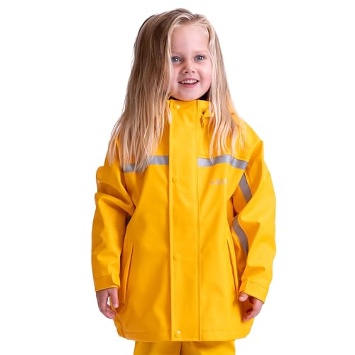 BMS Kinder Buddeljacke gelb Groesse 116