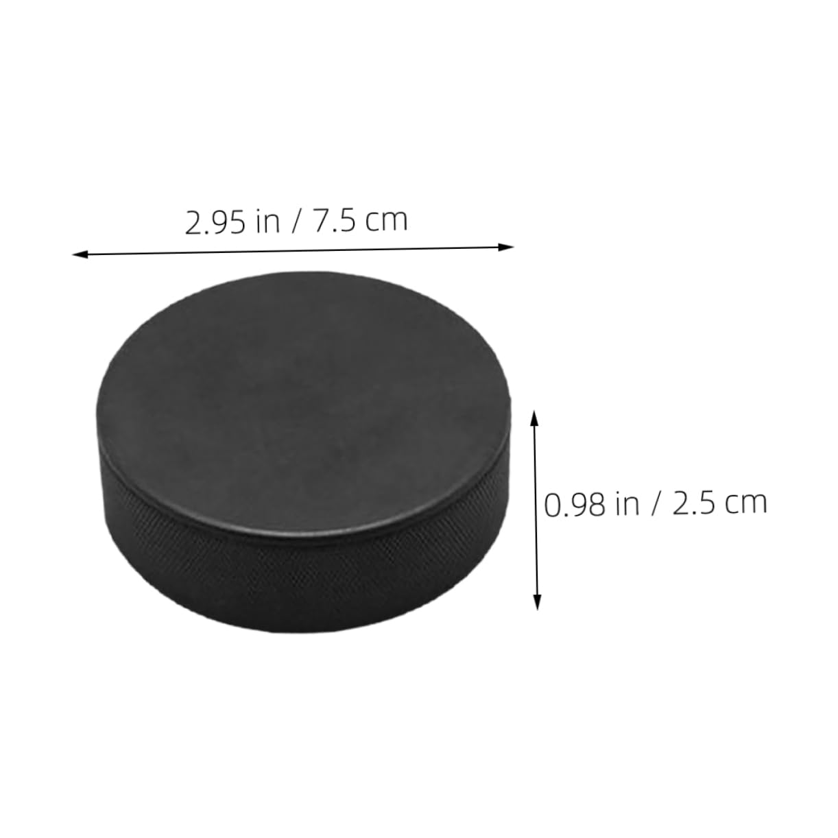 BESPORTBLE 8pcs Hockey Puck Bag Ice Pucks Air Hockey Pucks and Paddles Black Hockey Pucks