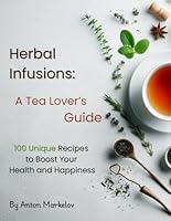 Herbal Infusions: A Tea Lover’s Guide: 100 Unique Recipes to Boost Your Health and Happiness" B0DC2KHQN1 Book Cover